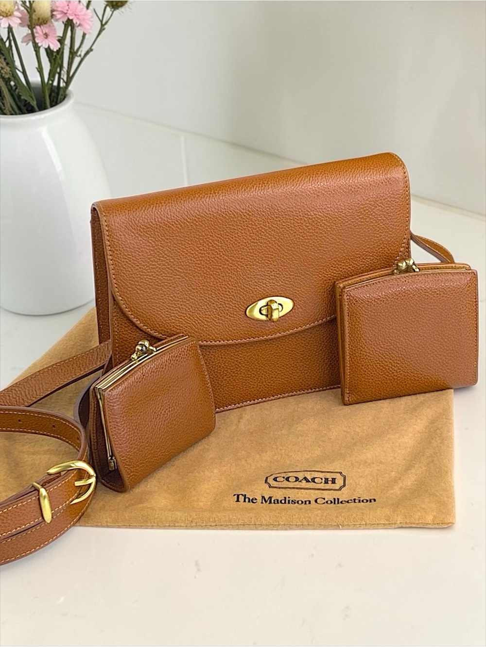 Coach Madison Spence Made in Italy 4 Pc Rare Vintage Set Style 4400